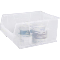 Quantum Storage System QUS954CL Hulk Containers, 16-1/2" W x 11" H x 23-7/8" D, Clear