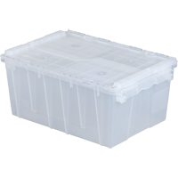 Flipak<sup>®</sup> Polypropylene Plastic (PP) Distribution Containers, 21.8" x 15.2" x 9.3", Clear  CF558 | TENAQUIP