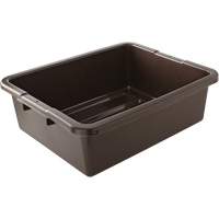 Rubbermaid FG335192BRN Contenant utilitaire sans compartiments, 7" ha x 21,5" p x 17" lo, Plastique, Brun