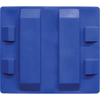 Techstar Plastics Inc 4800-LID-BLUE Nesting Forklift Bin Lid