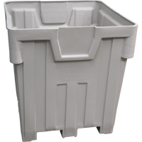 Techstar Plastics Inc 4900 TUB GREY Nesting Bin, 44" W x 44" D x 46" H, Grey