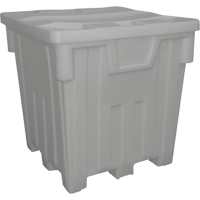 Techstar Plastics Inc 4900 TUB GREY Nesting Bin, 44" W x 44" D x 46" H, Grey