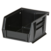 KLETON CF824 Stack & Hang Bin, 4-1/8" W x 3" H x 5-3/8" D, Black