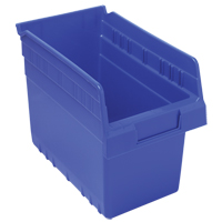 Quantum Storage System QSB802BL Bacs pour &eacute;tag&egrave;re Store-Max, 6-5/8" la x 8" H x 11-5/8" p, Bleu, Capacit&eacute; 44 lb