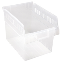 Quantum Storage System QSB807CL Bacs pour &eacute;tag&egrave;re Store-Max, 8-3/8" la x 8" H x 11-5/8" p, Transparent, Capacit&eacute; 44 lb