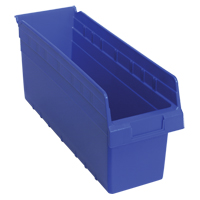 Quantum Storage System QSB804BL Bacs pour &eacute;tag&egrave;re Store-Max, 6-5/8" la x 8" H x 17-7/8" p, Bleu, Capacit&eacute; 56 lb