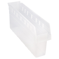 Quantum Storage System QSB805CL Bacs pour &eacute;tag&egrave;re Store-Max, 4-3/8" la x 8" H x 23-5/8" p, Transparent, Capacit&eacute; 68 lb