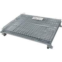 KLETON CG230 Conteneur repliable en m&eacute;tal grillag&eacute;, 48" la x 40" p x 36" h, Capacit&eacute; de 4000 lb