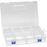 Plastic Compartment Box, 7.75" W x 11.75" D x 2.2" H, 10 Compartments  CG071 | TENAQUIP