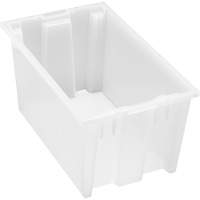 Quantum Storage System SNT185CL Contenant robuste Stack & Nest, 9" x 11" x 18", Transparent