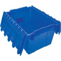 KLETON CG127 Contenant de distribution en plastique avec dessus basculant, 21,65" x 15,5" x 12,5", Bleu
