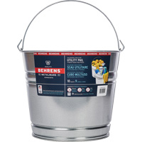  CG158 Pail, Galvanized Steel, 9 L
