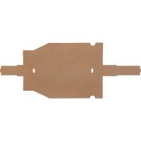 Mitchel Lincoln MLCG168 Boîtes profondes en carton ondul&eacute;, 1-15/16" la x 11-1/4" p x 4-1/2" h, Beige