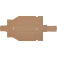 Mitchel Lincoln MLCG169 Boîtes profondes en carton ondul&eacute;, 2-7/8" la x 11-1/4" p x 4-1/2" h, Beige