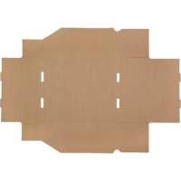 Mitchel Lincoln MLCG174 Boîtes profondes en carton ondul&eacute;, 11-3/4" la x 11-1/4" p x 4-1/2" h, Beige