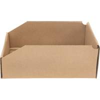 Mitchel Lincoln MLCG175 Deep Corrugated Parts Bins, 8-3/4" W x 11-1/4" D x 4-1/2" H, Beige