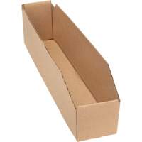 Mitchel Lincoln MLCG176 Deep Corrugated Parts Bins, 1-7/8" W x 17-1/8" D x 4-1/2" H, Beige