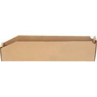 Mitchel Lincoln MLCG177 Deep Corrugated Parts Bins, 2-7/8" W x 17-1/4" D x 4-1/2" H, Beige