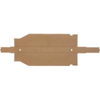Mitchel Lincoln MLCG177 Deep Corrugated Parts Bins, 2-7/8" W x 17-1/4" D x 4-1/2" H, Beige