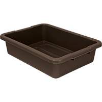 Quantum Storage System FSB-20155RBN Bac d'entreposage tout usage &agrave; fond rainur&eacute;, 5" ha x 15" p x 20" lo, Plastique, Brun