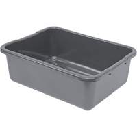 Quantum Storage System FSB-21157RGY Bac d'entreposage tout usage &agrave; fond rainur&eacute;, 7" ha x 15" p x 21" lo, Plastique, Gris