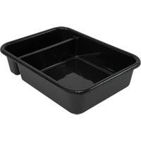 Quantum Storage System FSB-21165BK Bac d'entreposage tout usage &agrave; compartiment, 7" ha x 15" p x 20" lo, Plastique, Noir