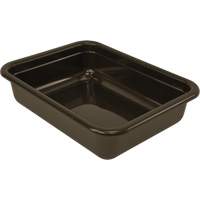 Quantum Storage System FSB-22175GY Bac d'entreposage tout usage &agrave; fond plat, 5" ha x 17" p x 22" lo, Plastique, Gris