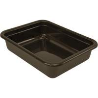 All-Purpose Flat-Bottom Storage Tub, 5" H x 17" D x 22" L, Plastic, Grey  CG223 | TENAQUIP