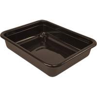 Quantum Storage System FSB-20155BN Bac d'entreposage tout usage &agrave; fond plat, 5" ha x 15" p x 20" lo, Plastique, Brun