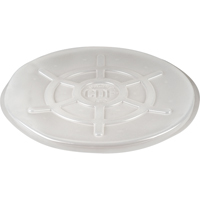 CDF Corporation PLTH55C Protective Drum Lids, Closed Top, Fits: 55 US gal (45 imp. gal.), Clear