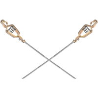 Lind Equipment LE62 Light-Duty Bonding & Grounding Wire Assemblies - Two Alligator Clips