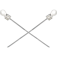 Lind Equipment LE70 Light-Duty Bonding & Grounding Wire Assemblies - Two 1/4" Terminal Connectors