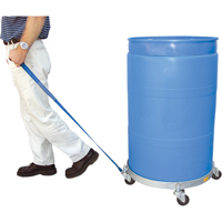 Vestil DRUM-QUAD-H Multi-Tier Drum Dollies, Steel, 900 lbs. Capacity, 23-1/2" Diameter, Rubber Casters