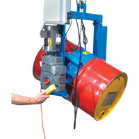 Morse 195A-1-115 Power Drum Tilter - 1 Phase/115V, 55 US gal. (45 Imperial Gal.) Drum Size, 1500 lbs./680 kg. Cap.