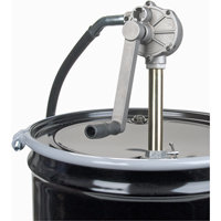 Rotary Type Drum Pump, Aluminum, Fits 15-55 Gal., 6-3/4 oz. per revolution DC126 | TENAQUIP