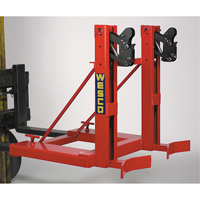 Gator Grip™ Forklift Attachment for Drum Handling, For 30 US Gal. (25 Imperial Gal.) / 50 US Gal. (41.6 Imperial Gal.) / 80 US Gal. (66.6 Imperial Gal.)  DC269 | TENAQUIP