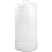 Mauser Packaging NDSTP0010 Polyethylene Drums -Tight Head, 15 US gal. (12.49 imp. Gal.), Closed Top, Natural