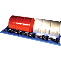 Double Stationary Drum Roller, 55 US gal. (45 Imperial Gal.) Capacity, Fixed Speed, 1 HP  DC574 | TENAQUIP