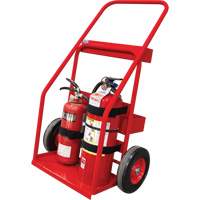 KLETON DC902 Chariot de prevention d'incendie pour travaux &agrave; chaud, Roues Semi-pneumatique, Base de 17,75" la x 8,9" lo, 100 lb