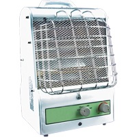 Portable Utility Heater, Fan/Radiant Heat, Electric, 5120 EA466 | TENAQUIP