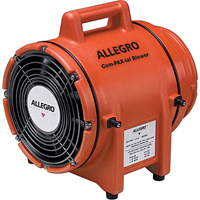 Allegro Industries 9533 8" Plastic COM-PAX-IAL Blowers, 1/3 HP, 831 CFM