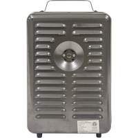 Portable Utility Heater, Fan, Electric, 5120 EA598 | TENAQUIP