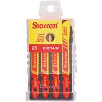 Starrett BU214-20 Unified Shank&reg; Jig Saw Blades, Bi-Metal, 2" L, 14 TPI