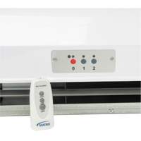 Produits Industriels Matrix EB290 Rideau d'air avec t&eacute;l&eacute;commande, 2 vitesses