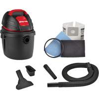Shop Vac 9303511 Portable Shop Vacuum, Wet-Dry, 2.5 HP, 2.5 US Gal. (9.5 Litres)