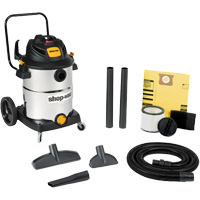 Shop Vac 8257806 Aspirateur humide/sec en acier inoxydable pour l'atelier, 120 V, Capacit&eacute; 16 gal.