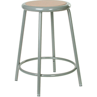 Mur-Van C501T 500 Series Stool, Stationary, Fixed, 30", Steel/Masonite Seat, Grey