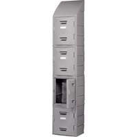 Locker, 15" x 15" x 18", Grey, Assembled  FC689 | TENAQUIP