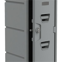 Locker, 12" x 15" x 36", Grey, Assembled  FC693 | TENAQUIP