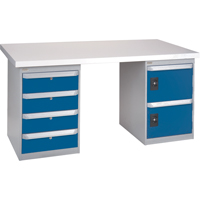 Wisconsin Bench 13977016-03 Dessus d'&eacute;tabli recouvert de plastique